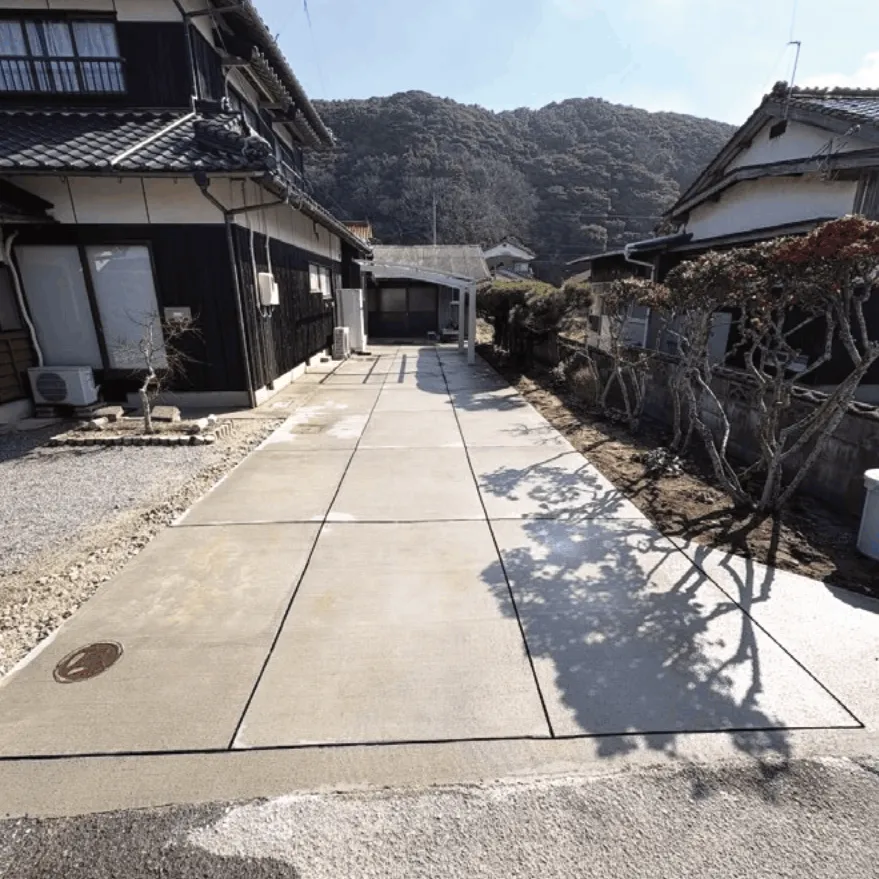 長方形レイアウトの施工例
